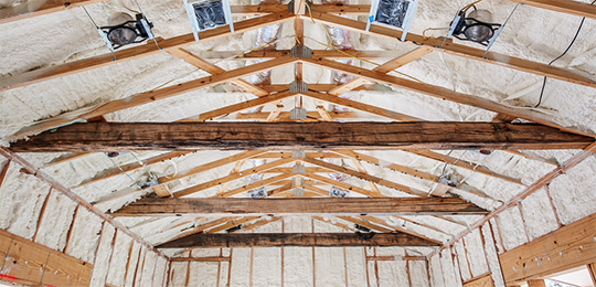Spray foam insulation in Burlington, VT